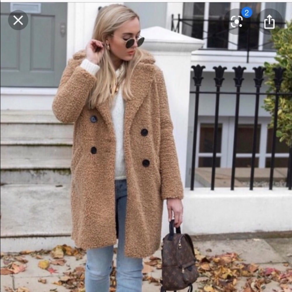 Zara Shearling Coat